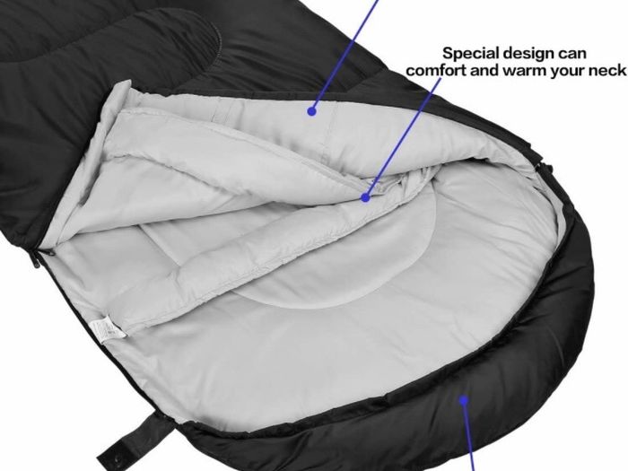 Sleeping Bag 3-4 Season Warm Weather and Winter, Lightweight, Waterproof - Great for Adults & Kids - Excellent Camping Gear Equipment, Traveling, and Outdoor Activities
