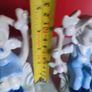 SET OF Boy & Girl PORCELAIN Figurines Blue / White. Image 4