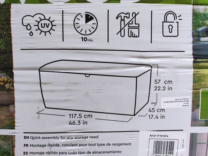 garden storage box