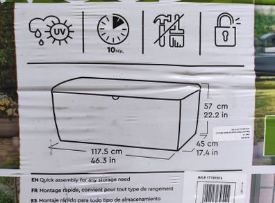 garden storage box