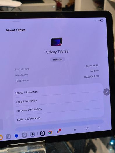 Samsung Galaxy Tab S9 SM-X710 128GB, Wi-Fi, 11 in - Graphite (Excellent)