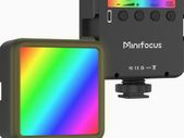 Portable RGB Video Soft Light - LED Camera Light 360 Full Color, Dimmable 2500-7000K Panel Light with Cold Shoe Interfaces, Rechargeable