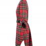 Checkered shirt dress with unisize belt Image 3
