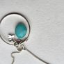 Pilgrim Turquoise Stone Pendant Necklace Image 2