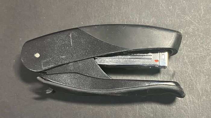 Rexel Matador Stapler Half Strip Metallic Black