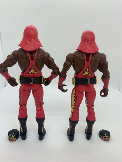 wwe elite series 46 Harlem Heat Booker T & Stevie Ray action figures