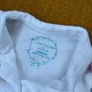 Leigh Tucker floral fleece sleep suit newborn baby girl Image 3