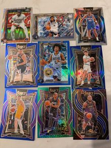 Job Lot of 9 Premium NBA Basketball Cards - Includes LeBron James & Jokic