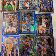 Job Lot of 9 Premium NBA Basketball Cards - Includes LeBron James & Jokic