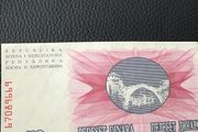 Rare Bosnia Herzegovina Banknote 50 Dinara