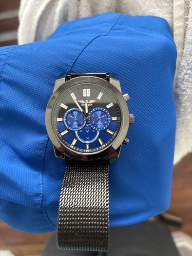 Softech watch (black and blue)