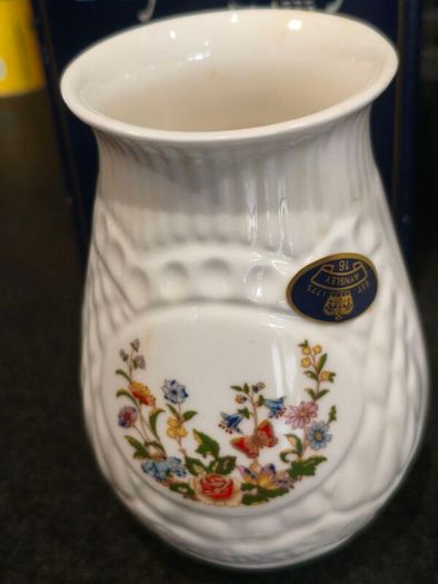 Pair of Aynsley "Cottage Garden" spill vases