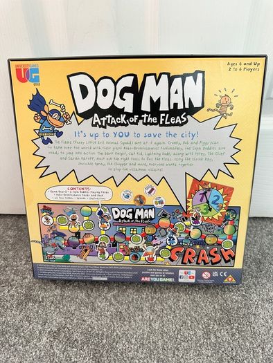 Dog Man attack of the fleas board game
