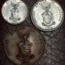 Philippines 3 Coins 2 Silver one brass Image 2