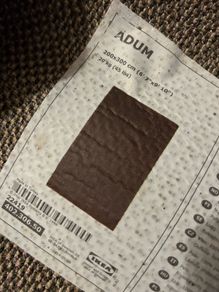 ikea rug ADUM 200x300cm in very good condition