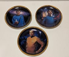 1991 25th Anniversary Star Trek Collectors Plates