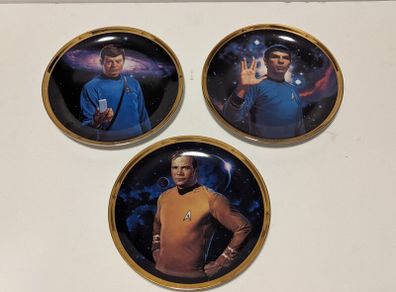 1991 25th Anniversary Star Trek Collectors Plates