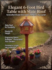 Bird Tables &feeders Slated Roof - colour choices.