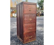 Timber Filing Cabinet KAS1090