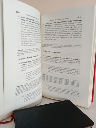 International Code of Zoological Nomenclature:  Adopted by the XX General Assembly of the International Union of Biological Sciences Published by the International Commission on Zoological Nomenclature (RB393)