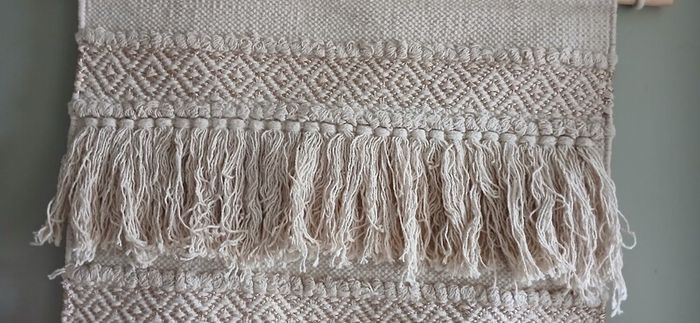 Boho Macrame & Woven Wall Hanging