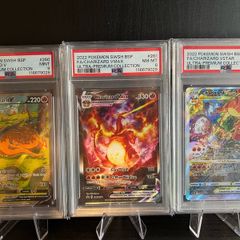 Charizard PSA Graded Pokemon Cards - Sequential Set