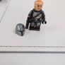 100% Lego LEGO Star Wars Mandalorian with Blaster, Jet Pack, Helmet, & Silver Beskar Armor Image 3