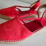 Toni Pons TANA-A suede coral wedge espadrilles Spanish leather UK 6.5 RRP 80 new & boxed Image 2