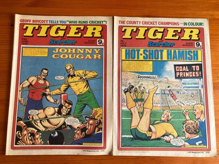Comics: 'Tiger and Scorcher' 1979 (28 magazines)