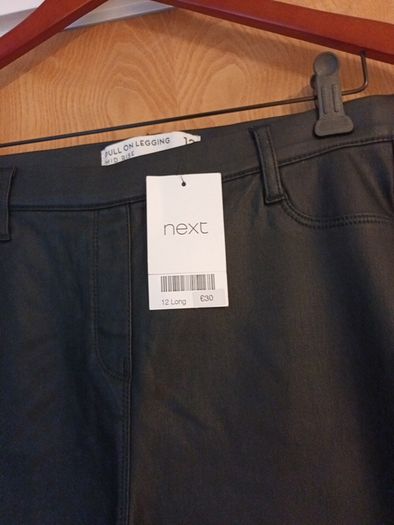 Next Faux Leather  Mid Rise Jeggins.   S.12 L   B.N.W.T