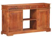 Sideboard 135x35x75 cm Solid Acacia Wood