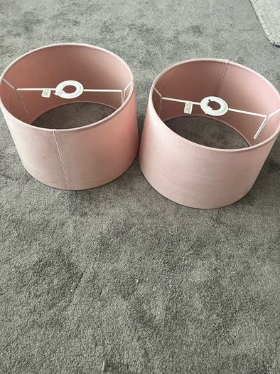 Pink Lampshade x2