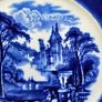Antique Wedgwood & Co Royal Semi Porcelain Plate England c.1890-1900 Landscape Castle Image 10