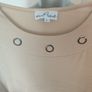 in-Print beige golden blouse size UK22 EU50 Postage included Image 2