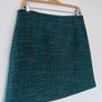 Massimo Dutti textured crossover skirt Image 6