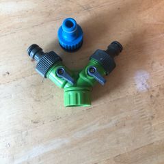 Hose tap splitter and connector