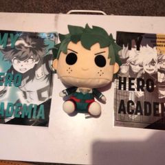My Hero Academia Deku Plush and Bandai Spirits Folder Bundle
