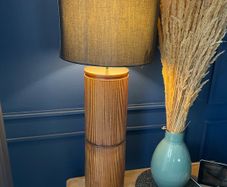 Wooden table lamp