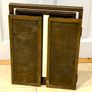 Vintage Carved Wooden Folding Triptych Dressing Mirror Image 7