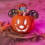 Halloween Pumpkin Trick or Treat Bucket From Disneyland Limited Edition Rare Image 2