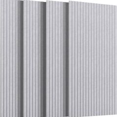 Soundproofing Panels Acoustic Panels 45.67"x22.83" Self-Adhesive 3D Sound Absorbing Wall Panels,for Sound Absorbing, Soundproof Panels for Living Room (Grey, 4-Pack (29sq.ft.))