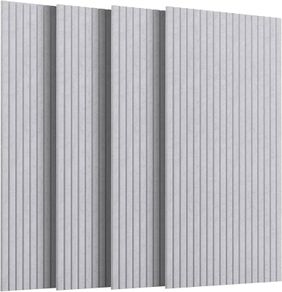 Soundproofing Panels Acoustic Panels 45.67"x22.83" Self-Adhesive 3D Sound Absorbing Wall Panels,for Sound Absorbing, Soundproof Panels for Living Room (Grey, 4-Pack (29sq.ft.))