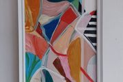 Original Eclectic Abstract Painting Colour Block Original Art