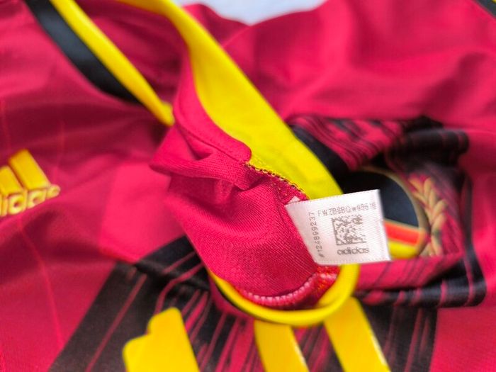 2020/21 Belgium Adidas Home Jersey E.Hazard #10 Size Age 12/14 Years (X's)