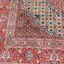 Beautiful Persian Moud Wool and Silk Square Rug and Runner Image 7