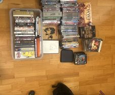 DvD movies & shows and CDs (music, documentary movies)