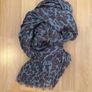 GAP Animal Print Lightweight Scarf / Wrap with Fringed Hem Image 4