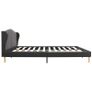 Bed Frame Dark Grey Fabric 180x200 cm 6FT Super King Image 4