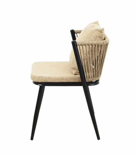 Korfu Coastal Patio Set  Outdoor Table + 2 Chairs