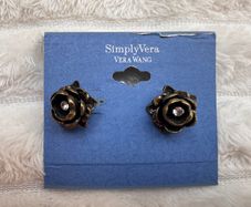 Simply Vera By Vera Wang Earrings rose roses Please see photos